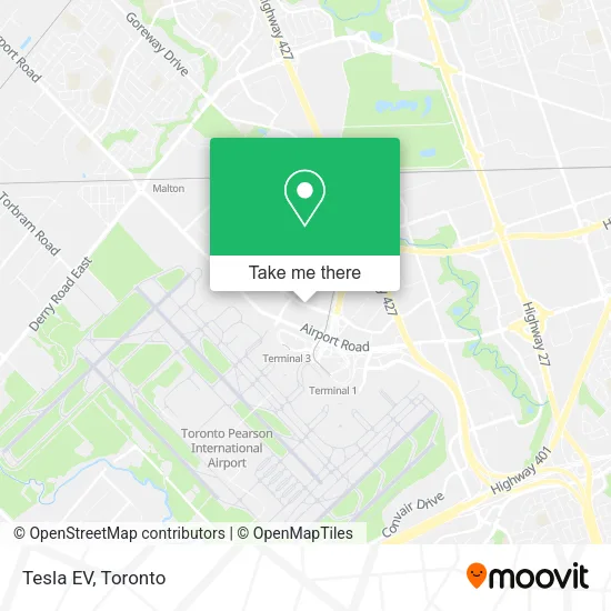 Tesla EV map