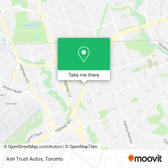 Ash Trust Autos map