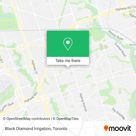 Black Diamond Irrigation map