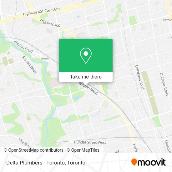 Delta Plumbers - Toronto map