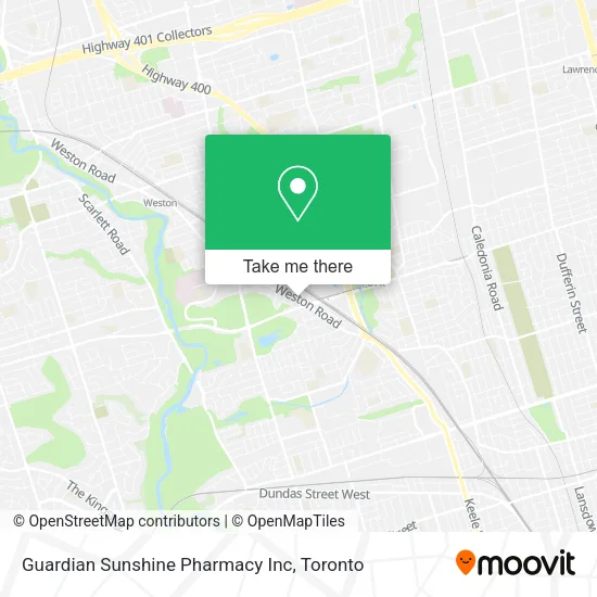Guardian Sunshine Pharmacy Inc map