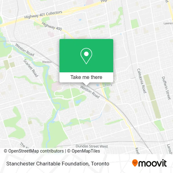 Stanchester Charitable Foundation map