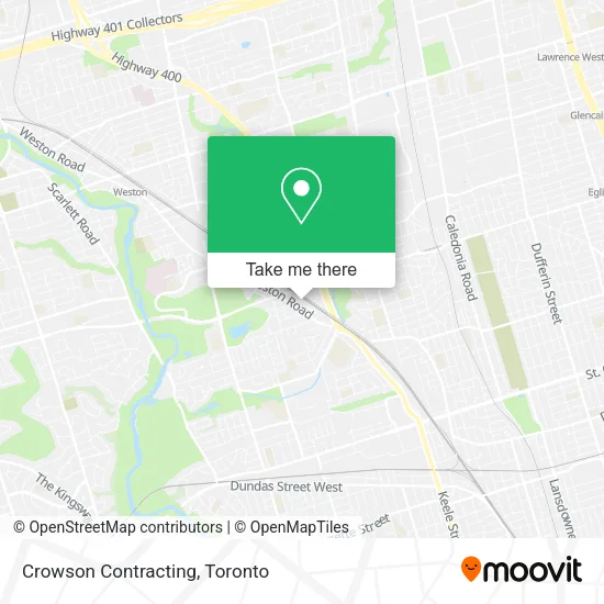 Crowson Contracting map