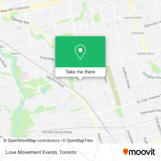Love Movement Events map