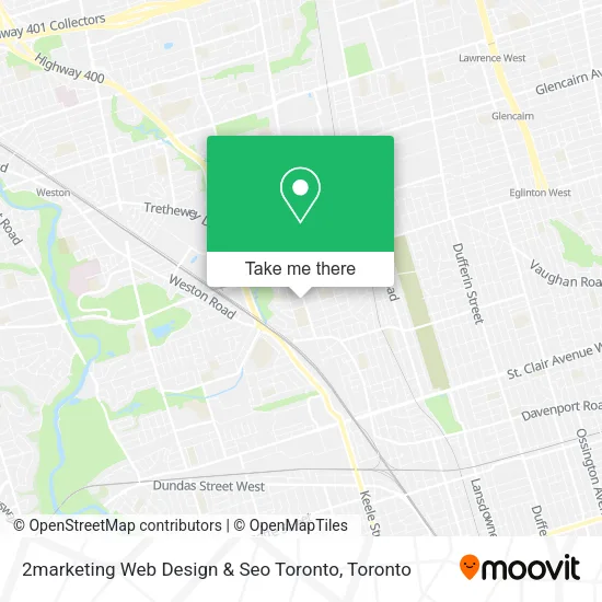 2marketing Web Design & Seo Toronto map