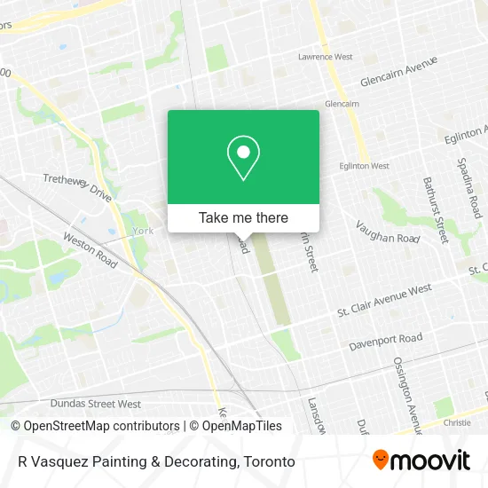 R Vasquez Painting & Decorating map