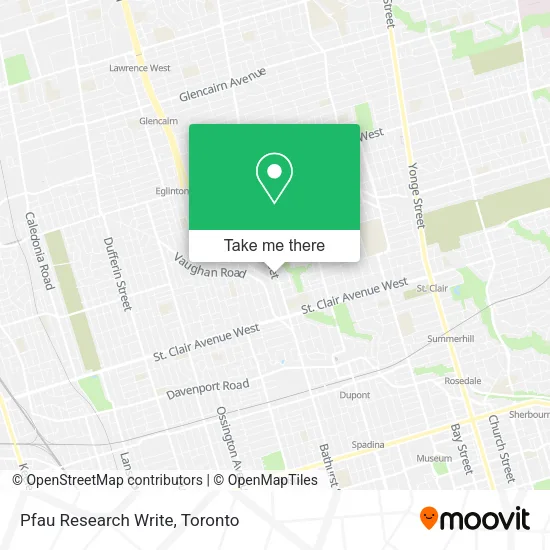 Pfau Research Write map