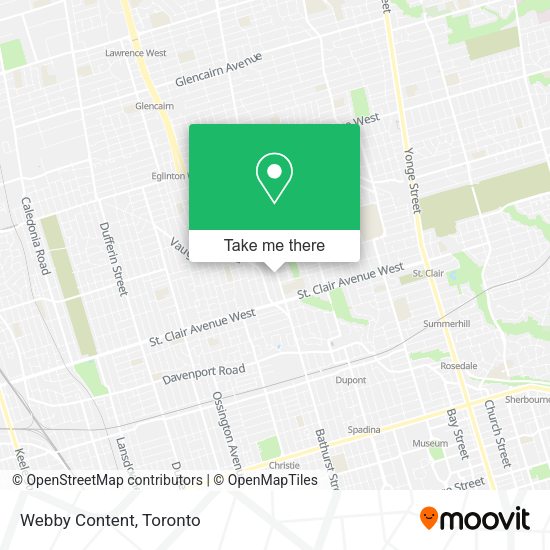 Webby Content map