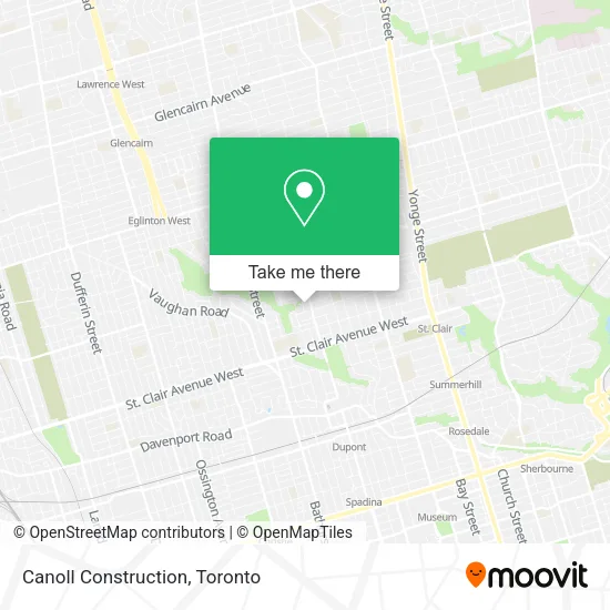 Canoll Construction plan