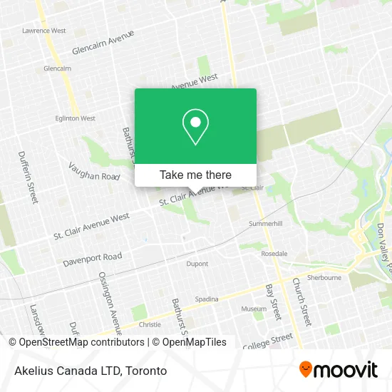 Akelius Canada LTD map