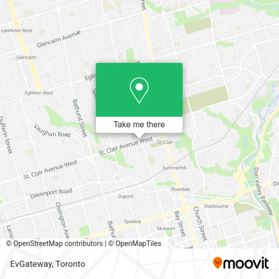 EvGateway map