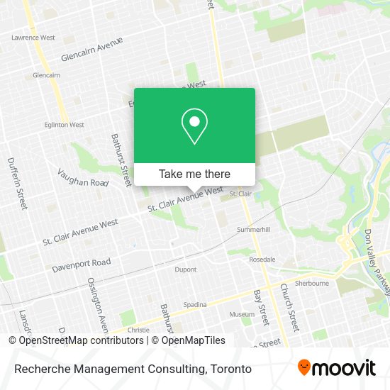 Recherche Management Consulting map