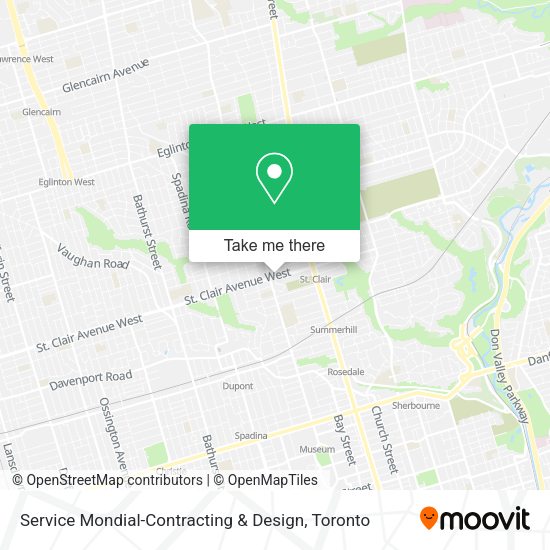 Service Mondial-Contracting & Design map