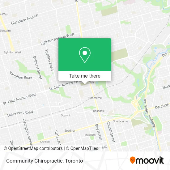 Community Chiropractic map