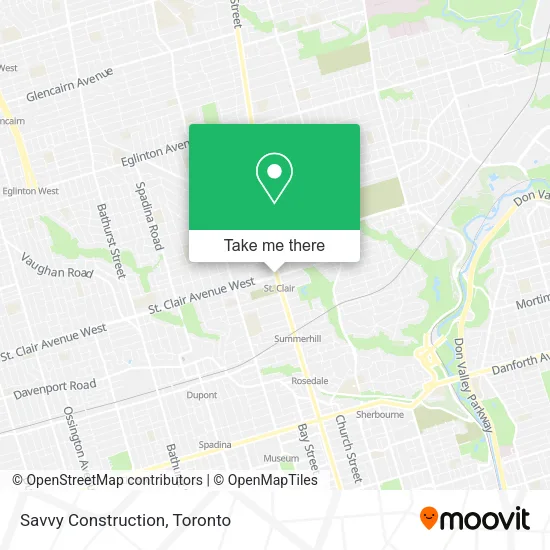 Savvy Construction map