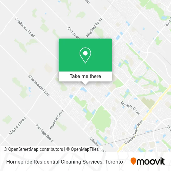 Homepride Residential Cleaning Services map