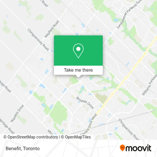 Benefit map