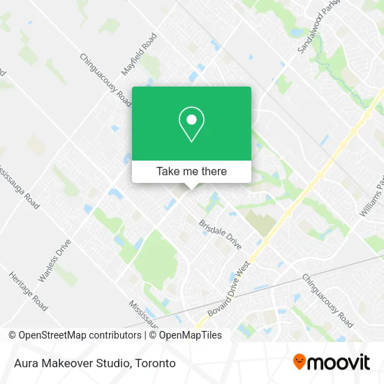 Aura Makeover Studio map