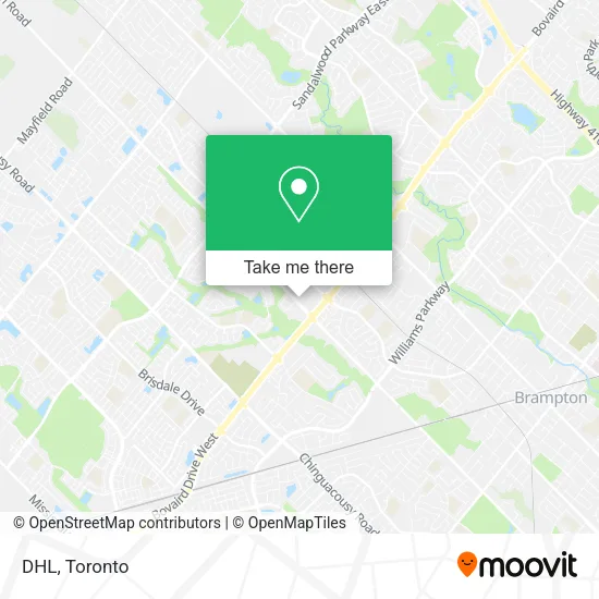 DHL map