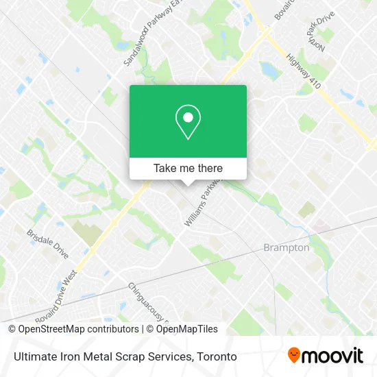 Ultimate Iron Metal Scrap Services map