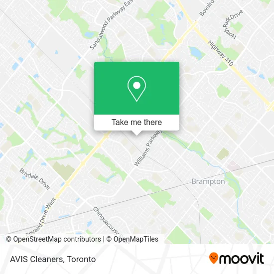 AVIS Cleaners map
