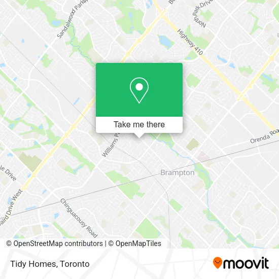 Tidy Homes map