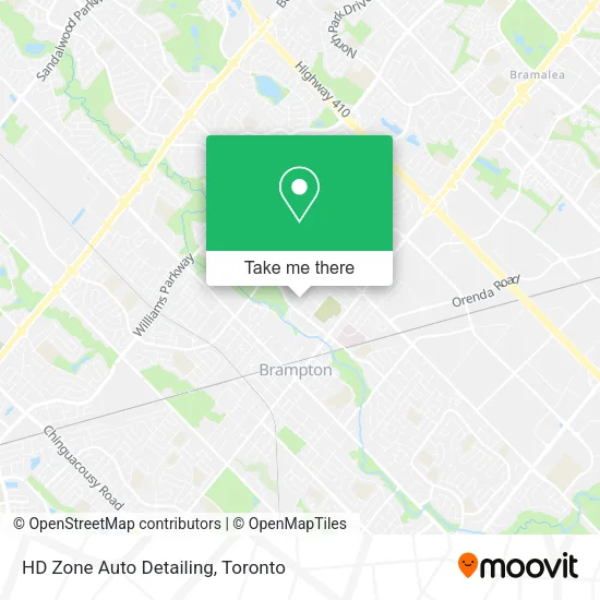 HD Zone Auto Detailing map