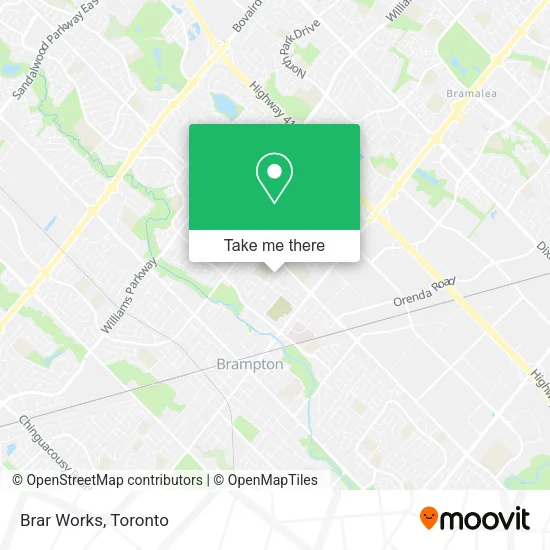 Brar Works map