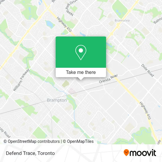 Defend Trace map