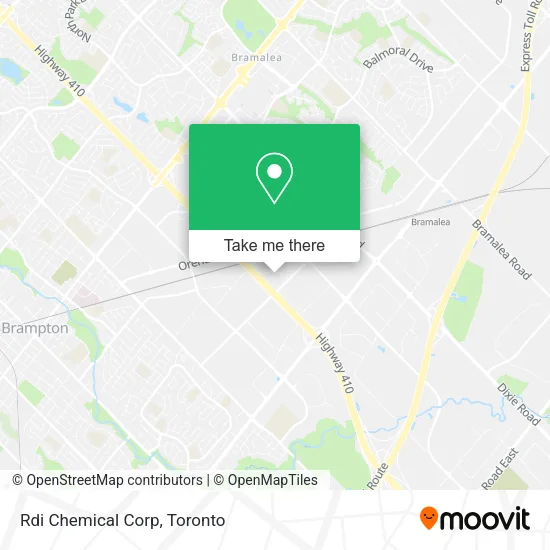 Rdi Chemical Corp map