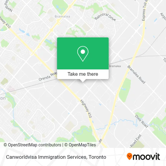 Canworldvisa Immigration Services map