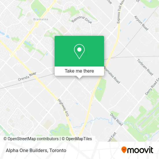 Alpha One Builders map