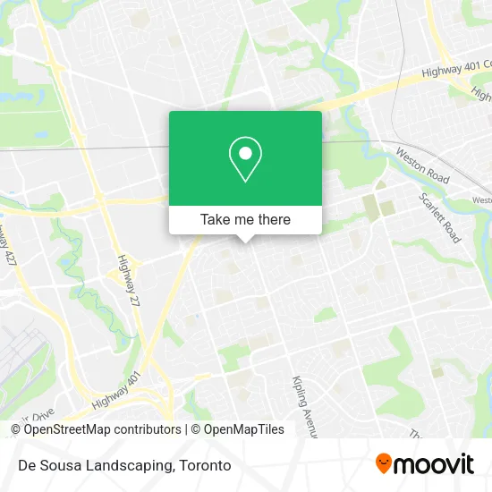 De Sousa Landscaping map