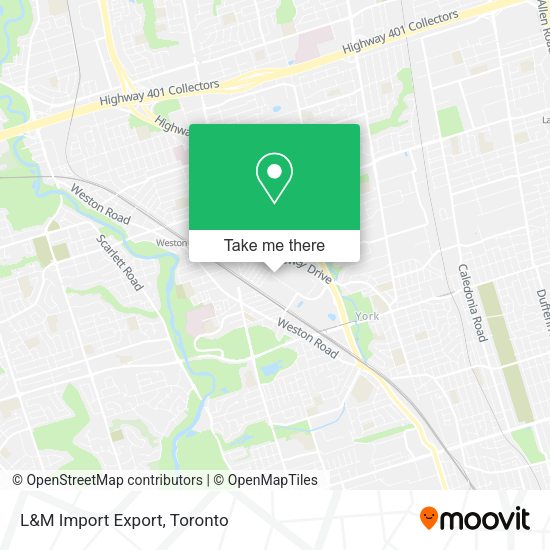 L&M Import Export map