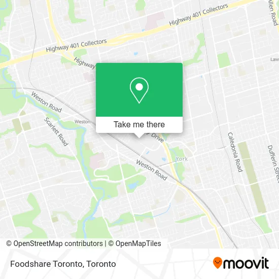 Foodshare Toronto map