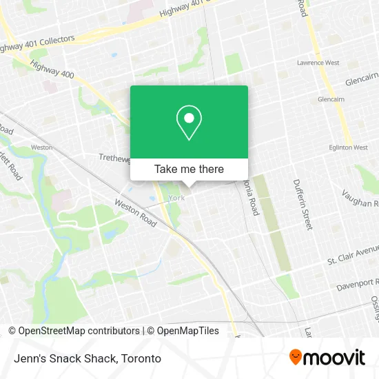 Jenn's Snack Shack map