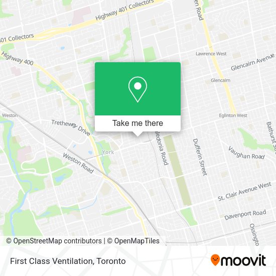 First Class Ventilation map