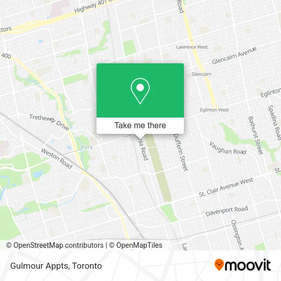Gulmour Appts map