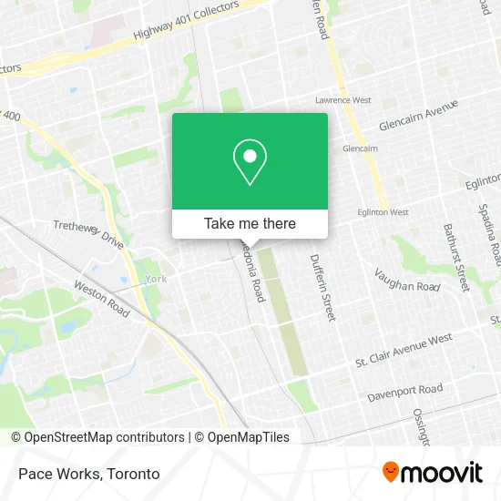 Pace Works map