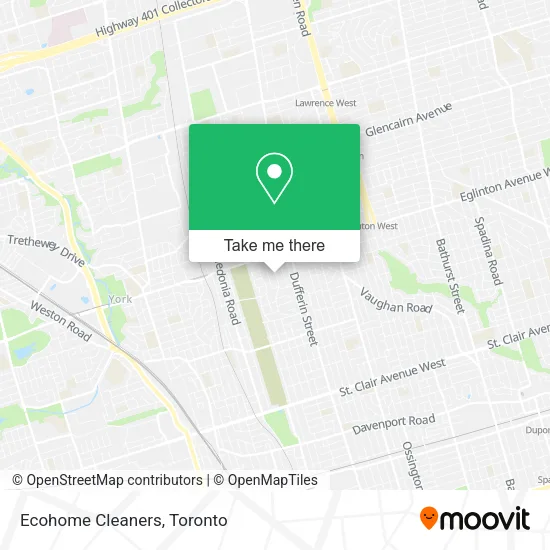 Ecohome Cleaners map