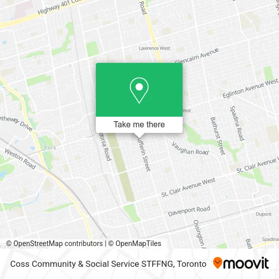 Coss Community & Social Service STFFNG map