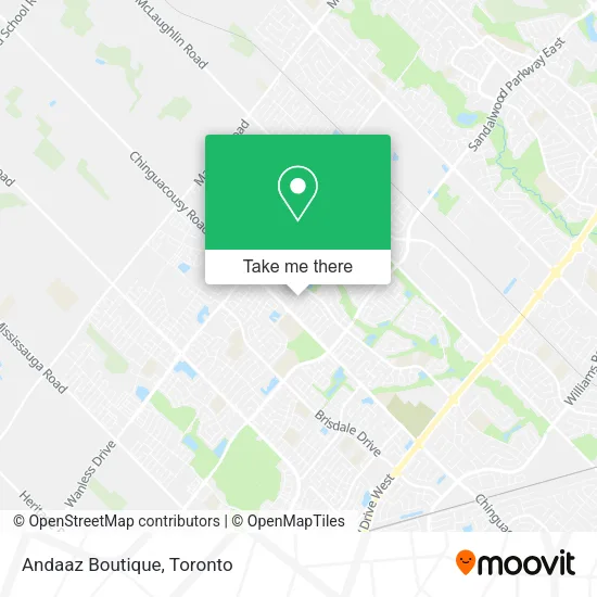 Andaaz Boutique map