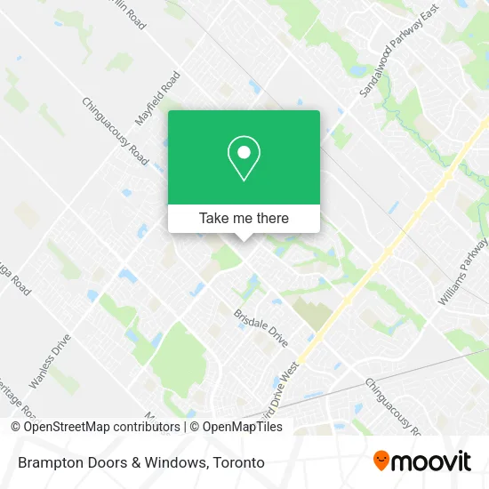 Brampton Doors & Windows map