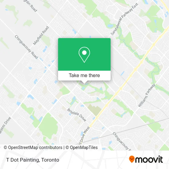 T Dot Painting map
