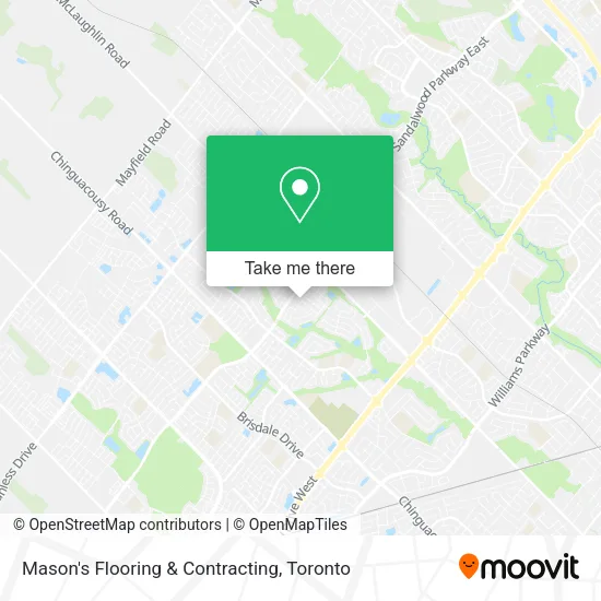 Mason's Flooring & Contracting map