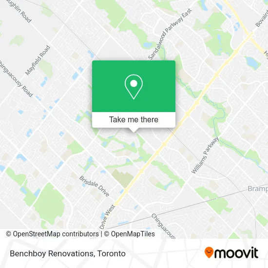 Benchboy Renovations map
