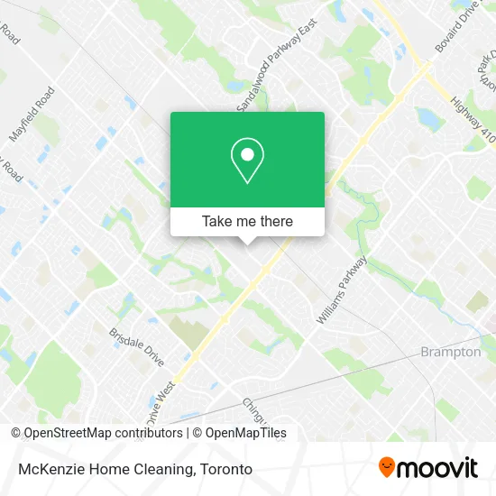 McKenzie Home Cleaning map