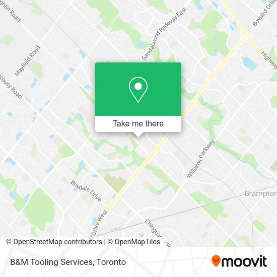 B&M Tooling Services map