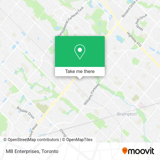 MB Enterprises map