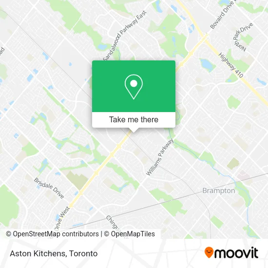Aston Kitchens map